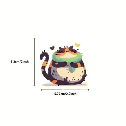 Stickers - Gatitos a Color - 50 unidades