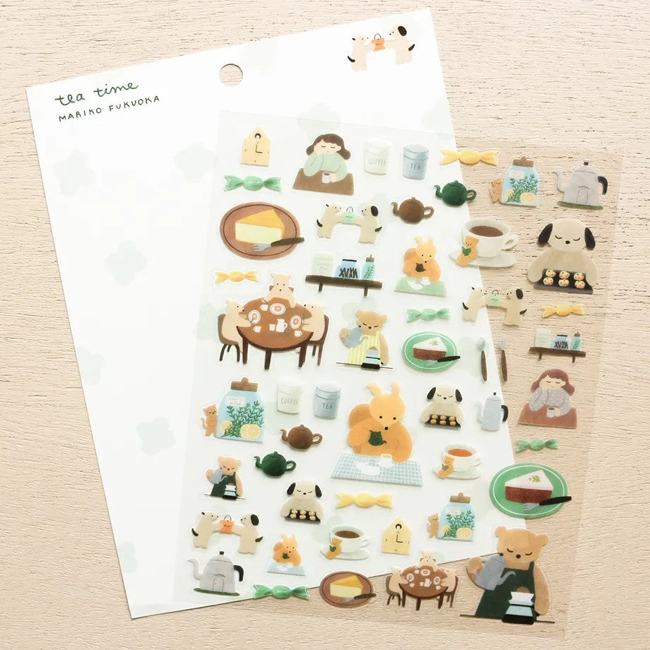 Mariko Fukuoka - Tea Time - Sticker Sheet