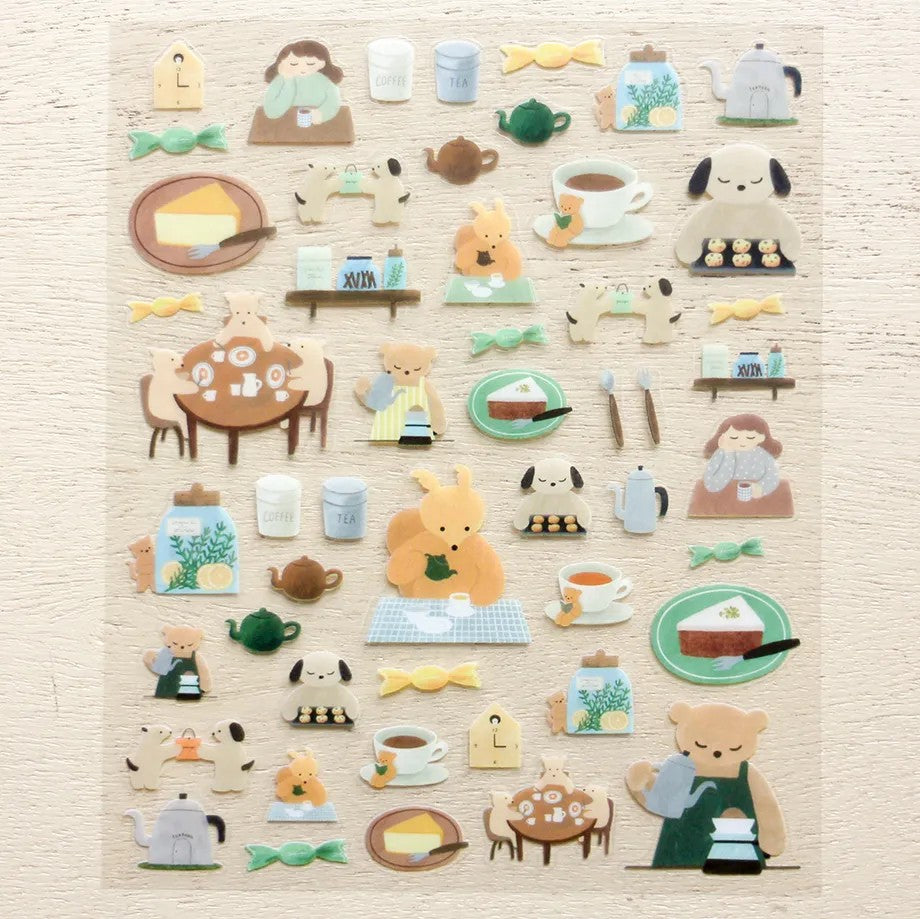 Mariko Fukuoka - Tea Time - Sticker Sheet
