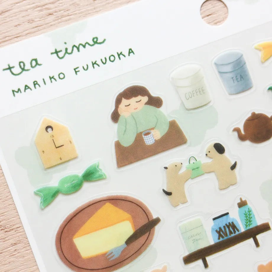 Mariko Fukuoka - Tea Time - Sticker Sheet