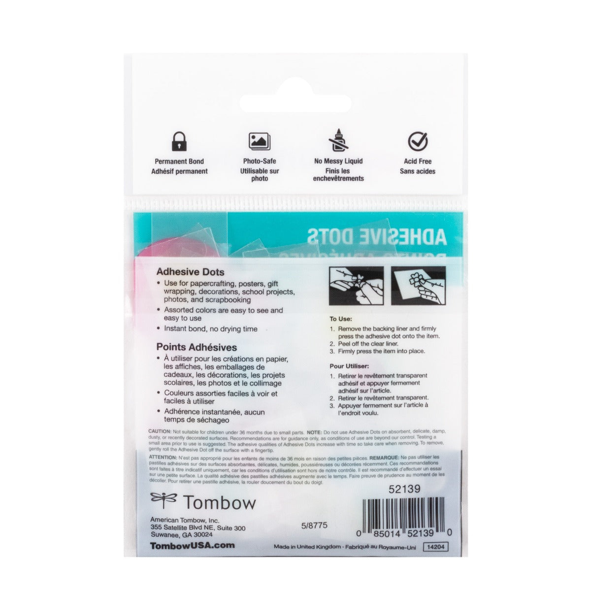 Tombow Adhesive Dots - Puntos Adhesivos de Doble Cara