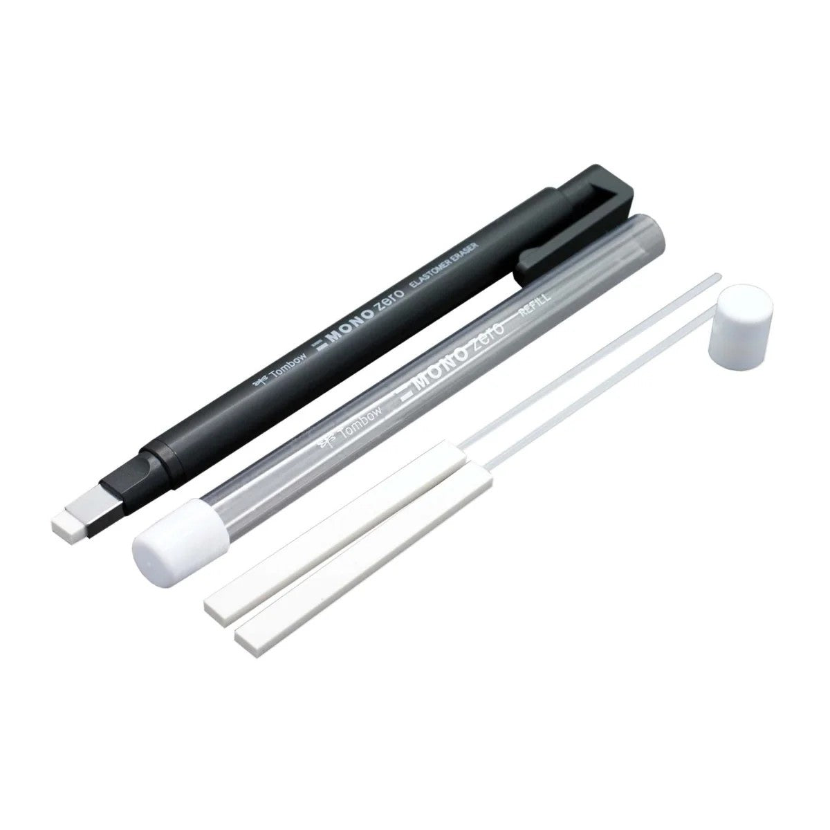 TOMBOW - MONO Zero Rectangular Eraser + Refill Value Pack (Borrador)