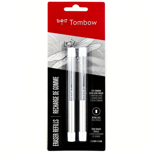TOMBOW - Mono Zero Rectangular Borradores REFILL - 4 unidades