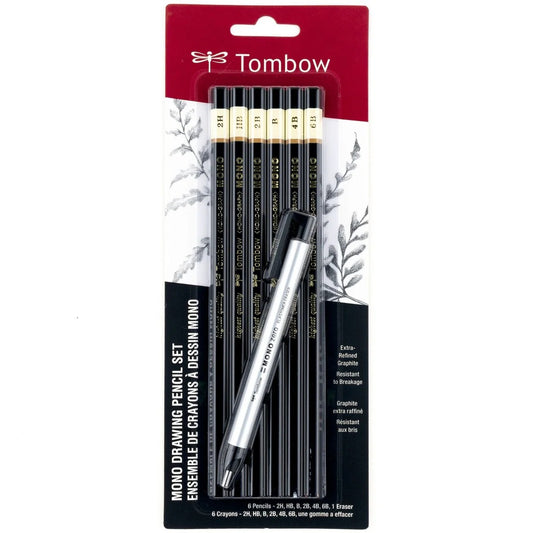 TOMBOW - MONO Drawing Pencil Set - Combo Pack