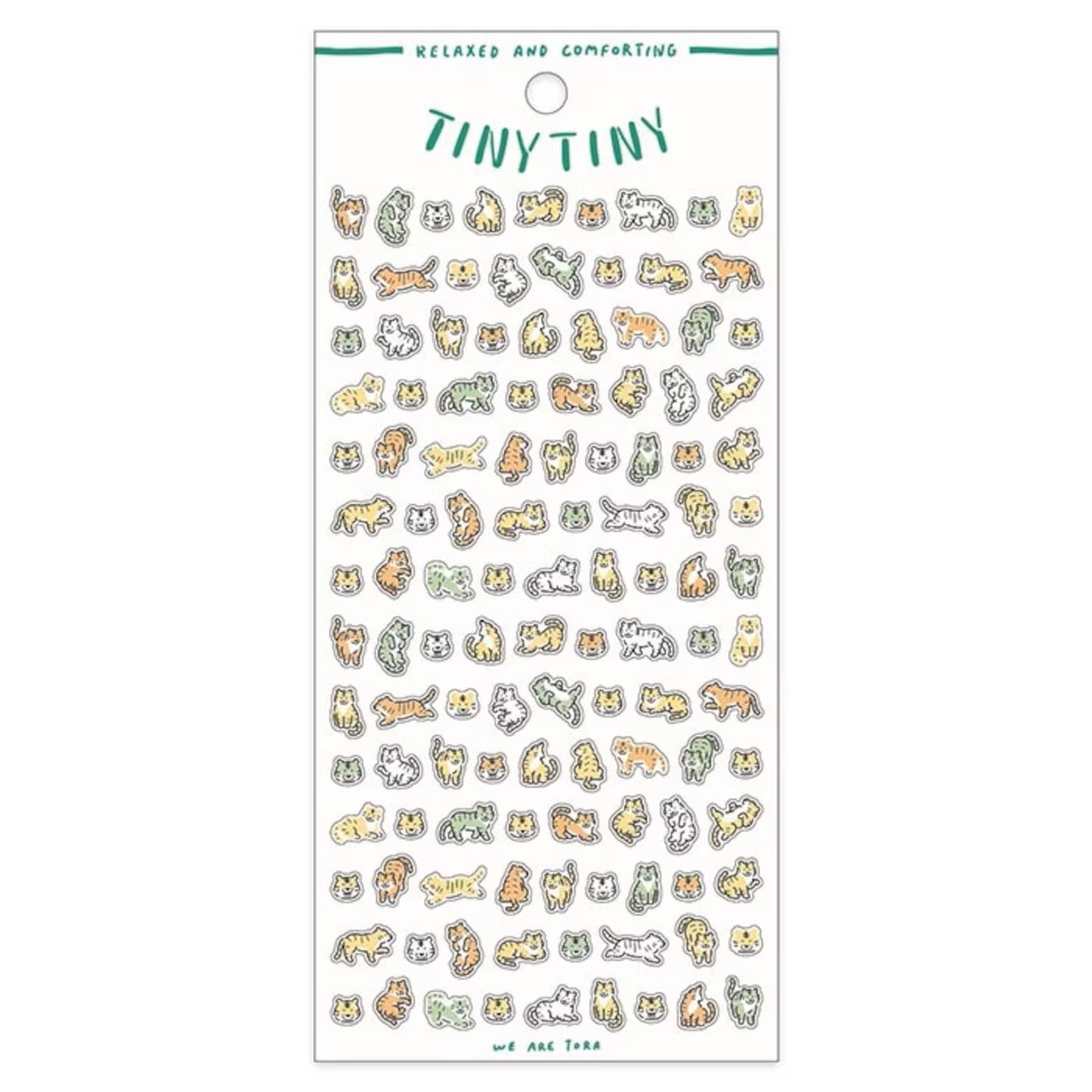 Mind Wave Tiny Tiny Sticker Sheet - Tora (Tigresitos)