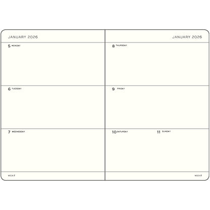 Leuchtturm 1917 - Weekly Planner Medium (A5) 2026 - ENGLISH - Agenda 2026