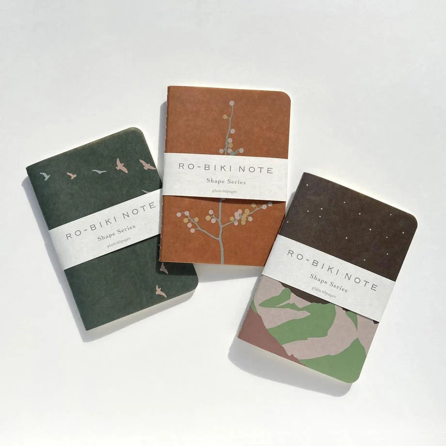 Yamamoto Paper - RO-BIKI NOTE - Branch Flower - Dotted Notebook
