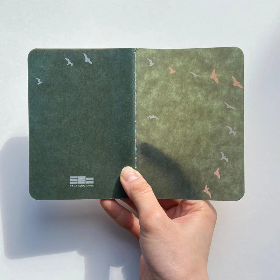 Yamamoto Paper - RO-BIKI NOTE - Flying Birds - Dotted Notebook