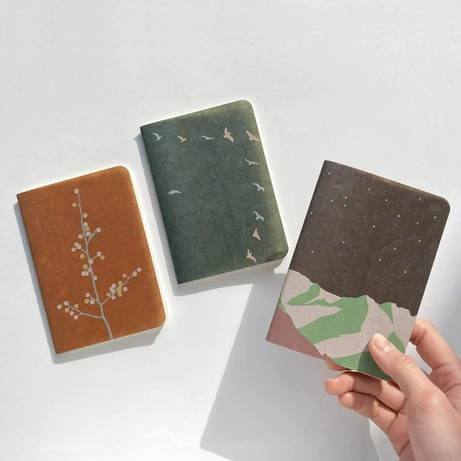 Yamamoto Paper - RO-BIKI NOTE - Flying Birds - Dotted Notebook