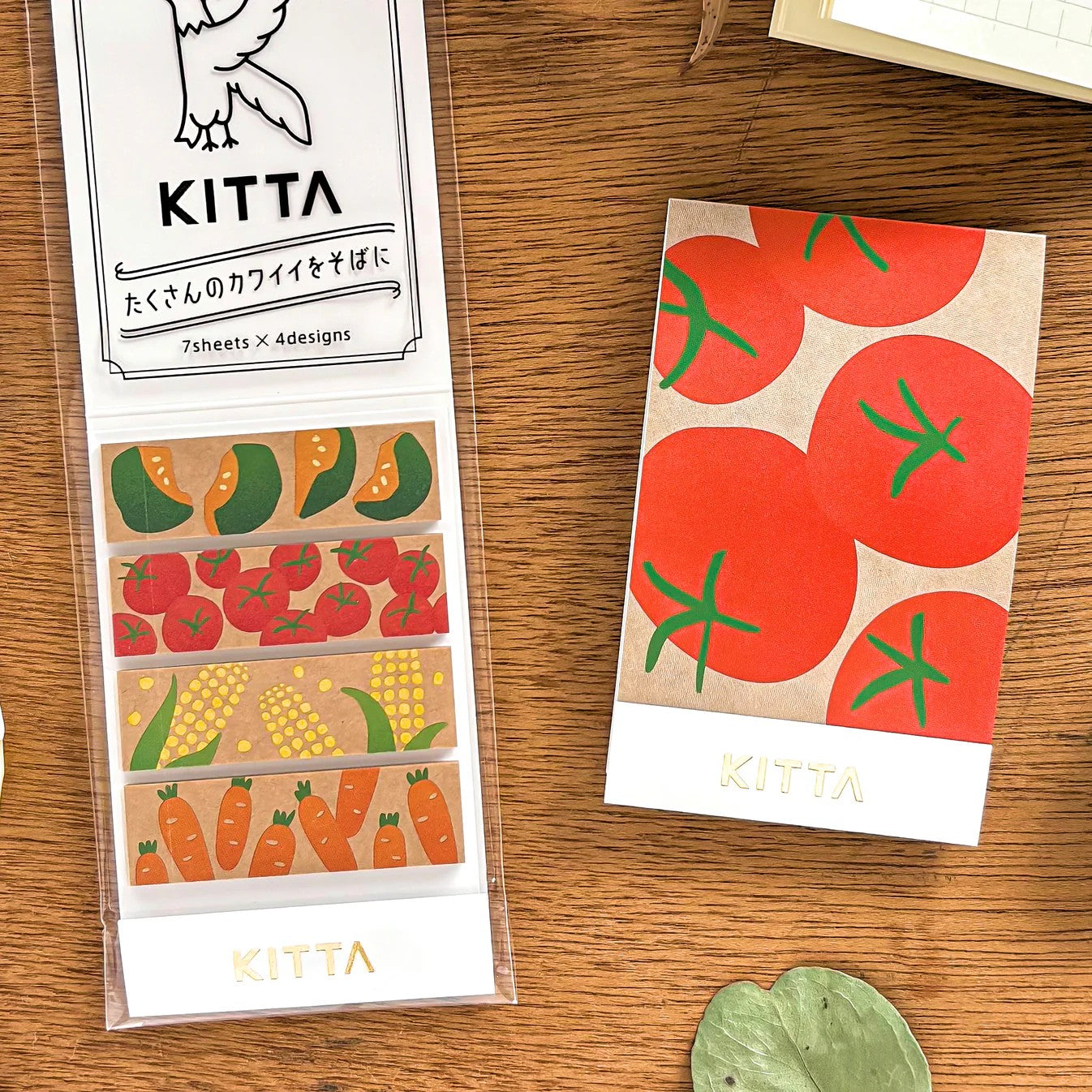 Kitta Portable Washi Tape Sticker - Special - Yasai