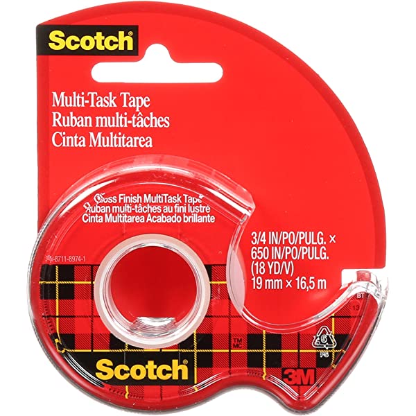 SCOTCH 3M - Cinta Adhesiva Multiuso #25 (Tape)