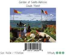 Cargar imagen en el visor de la galería, WINNIE´S PICKS - Garden at Sainte-Adresse, Claude Monet
