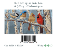 Cargar imagen en el visor de la galería, WINNIE´S PICKS - Birds Line Up on Birch Tree
