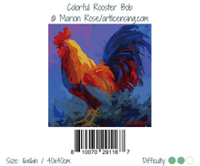 Cargar imagen en el visor de la galería, WINNIE´S PICKS - Colorful Rooster Bob
