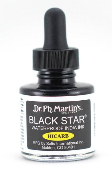 Black Star Hi-Carb Waterproof India Ink