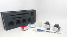 Load image into Gallery viewer, ZILLER INK - Murano Blue Black Calligraphy Set
