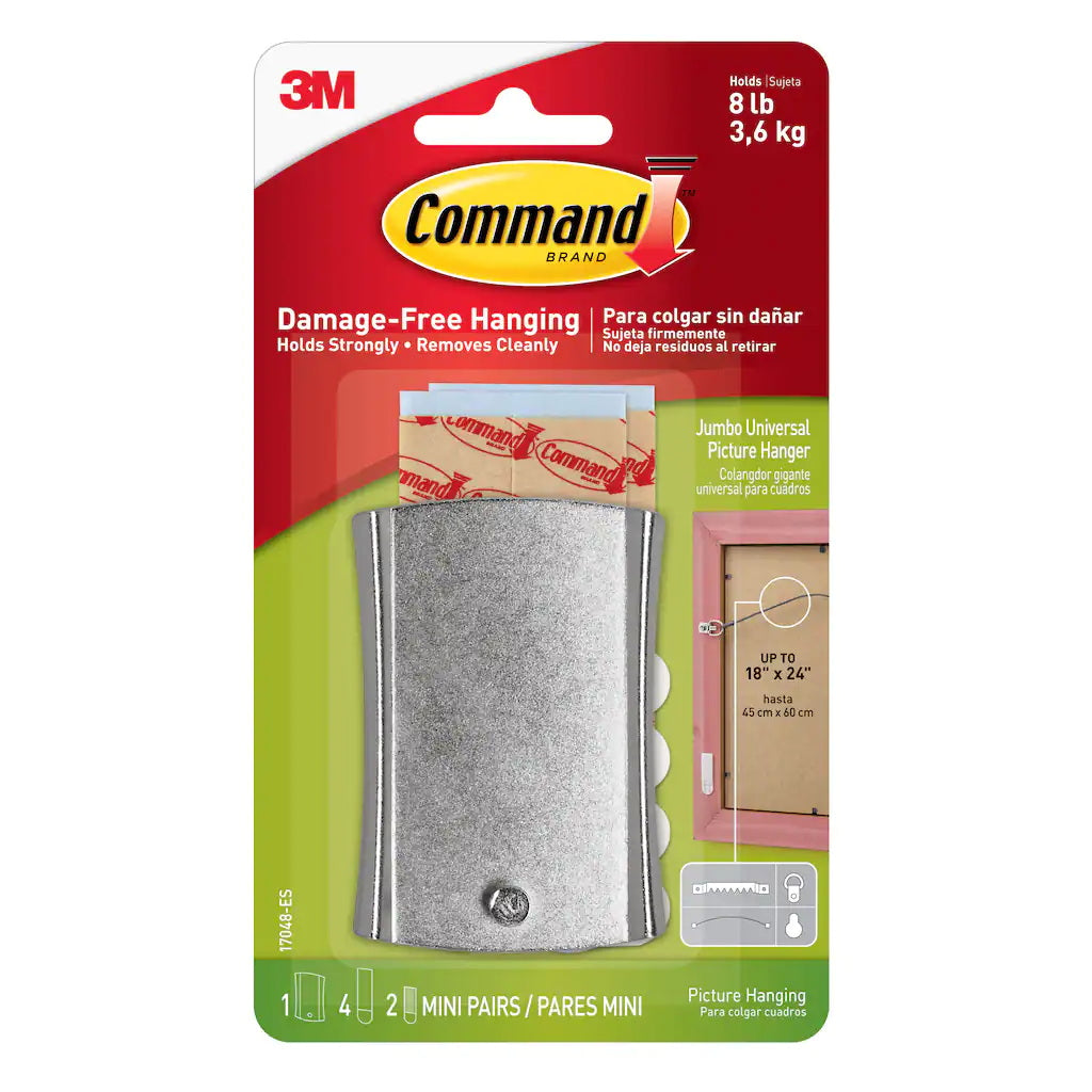 COMMAND 3M - Colgador de Cuadros Gancho de Metal (para alambre)