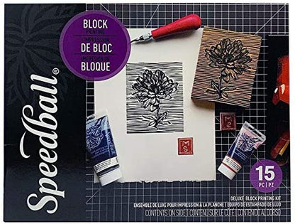 Deluxe Block Printing Kit by Speedball