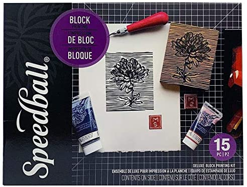 Deluxe Block Printing Kit by Speedball