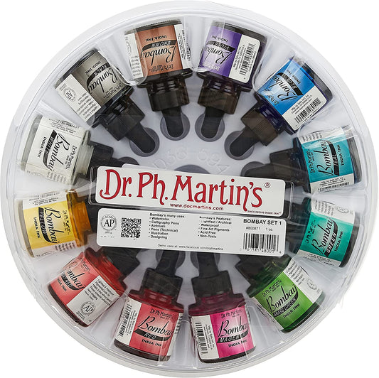 DR. PH. MARTIN'S - Bombay India Inks Sets - 1 oz. (30 ml.)