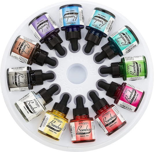 DR. PH. MARTIN'S - Bombay India Inks Sets - 1 oz. (30 ml.)
