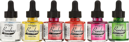 DR. PH. MARTIN'S - Bombay India Inks Sets - 1 oz. (30 ml.)