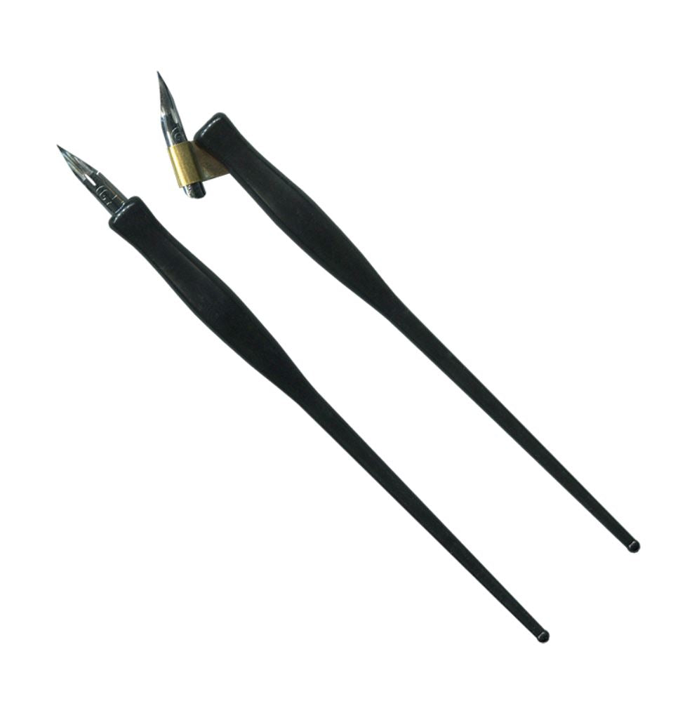 PALILLEROS - 2-en-1  (Pluma Oblicua + Pluma Recta) - Pen Holder