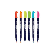 Cargar imagen en el visor de la galería, TOMBOW Fudenosuke - Marcadores Punta Pincel (Colores Neones)
