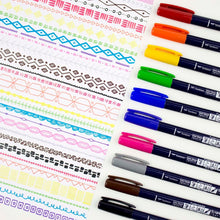 Load image into Gallery viewer, TOMBOW Fudenosuke - Marcadores Punta Pincel
