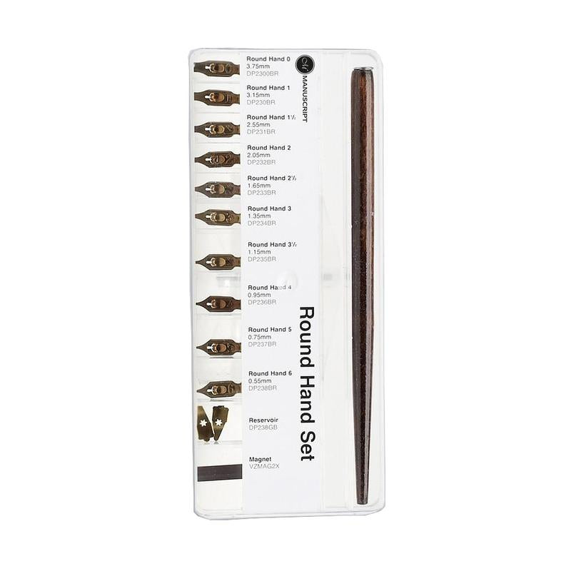 Manuscript Round Hand Calligraphy Set