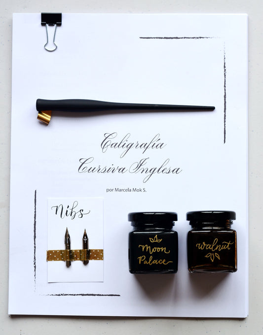 Kit de Caligrafía Inglesa - Copperplate (Minúsculas)