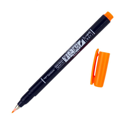 TOMBOW Fudenosuke - Marcadores Punta Pincel (Colores Neones)