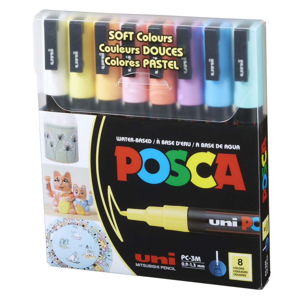 POSCA - Set de Colores Pasteles (8)