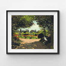 Load image into Gallery viewer, WINNIE´S PICKS - Adolphe Monet Reading in the Garden de Claude Monet

