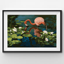 Load image into Gallery viewer, WINNIE´S PICKS - Flamingo with Water Lily
