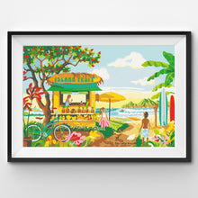 Load image into Gallery viewer, WINNIE´S PICKS - The Fruit Stand at the Beach de Robin Wethe Altman
