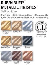 Load image into Gallery viewer, Rub &#39;n Buff® Wax Metallic Finish
