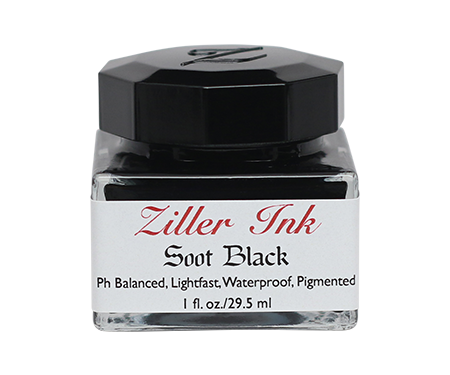 Zaier Ink Soot Black (Negro Matte) 30ml. – Pinna Calligraphy