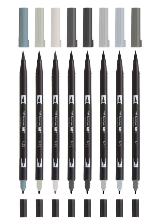 Tombow Dual Brush-Pens - Cool Gray