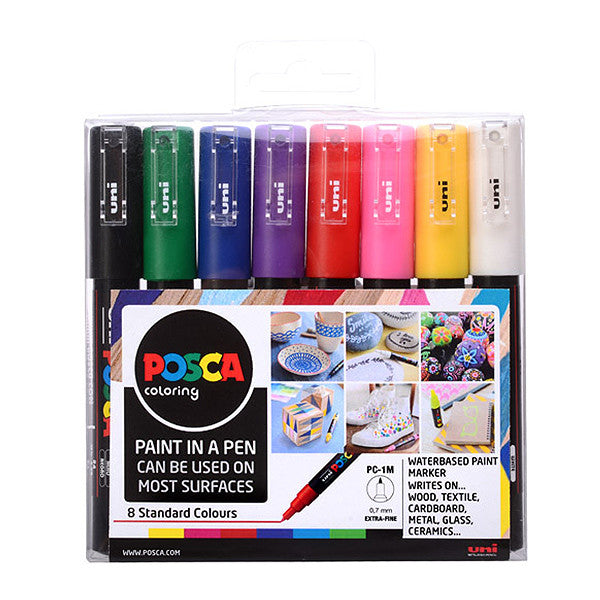 POSCA - Set de Colores Básicos (8)