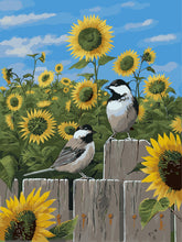 Cargar imagen en el visor de la galería, WINNIE´S PICKS - Chickadees and Sunflowers
