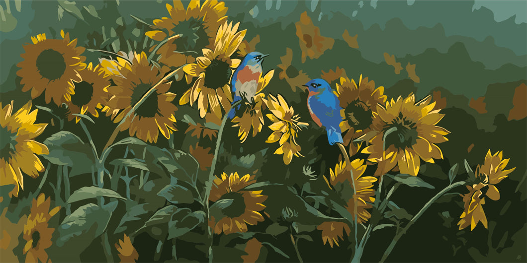 WINNIE´S PICKS - Birds and Sunflowers