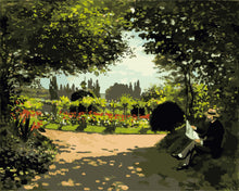 Load image into Gallery viewer, WINNIE´S PICKS - Adolphe Monet Reading in the Garden de Claude Monet
