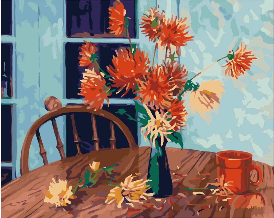 WINNIE´S PICKS - Dahlias with Red Cups de Donald Maier