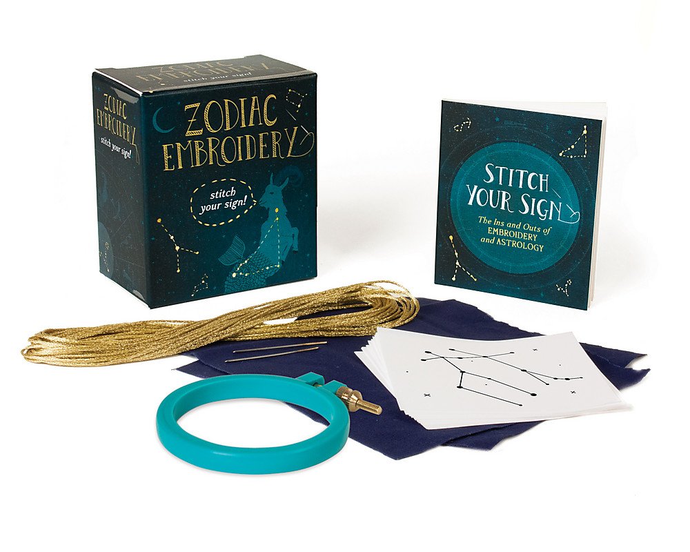 RUNNING PRESS - Zodiac Embroidery: Stitch Your Sign!