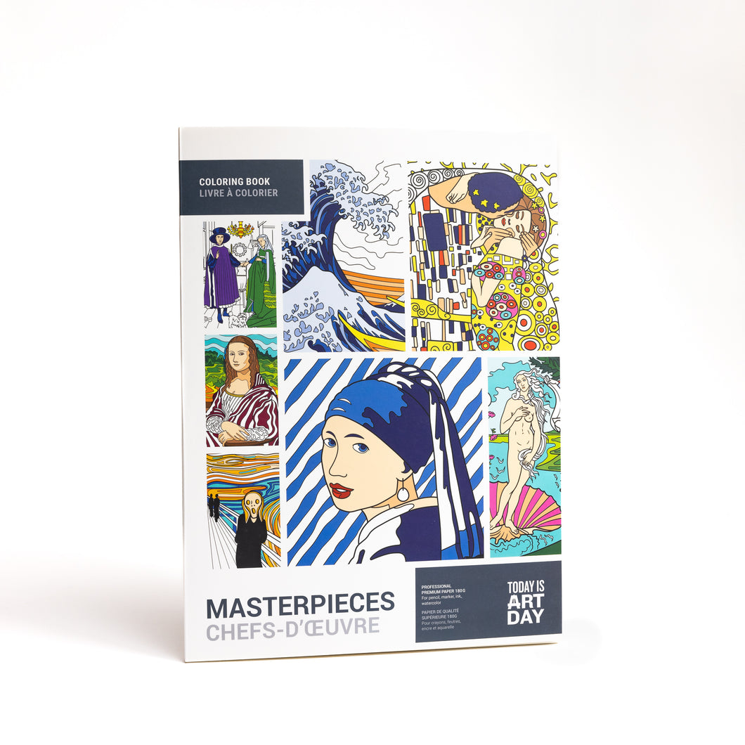 TODAY IS ART DAY - Art History Coloring Books - Masterpieces